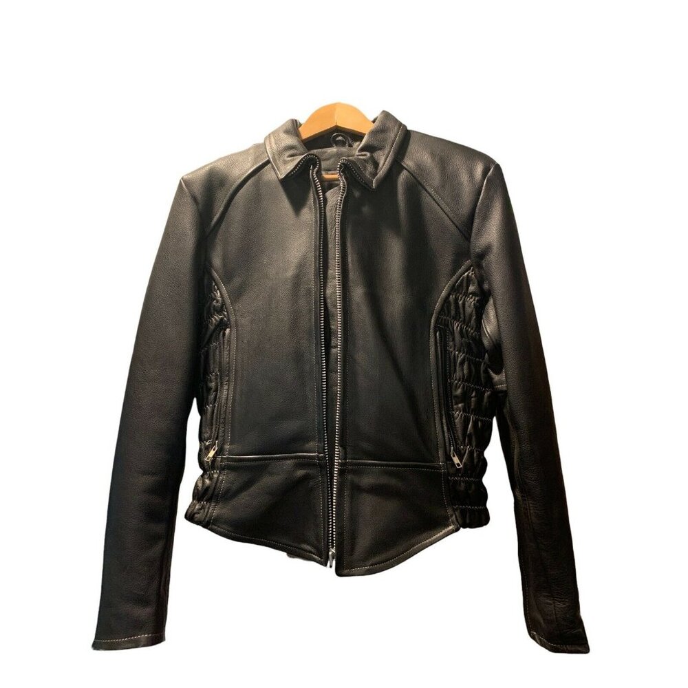 River Road Racer Motorcycle Women Biker Riding Jacket M